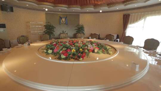 蒙古饭店 餐桌