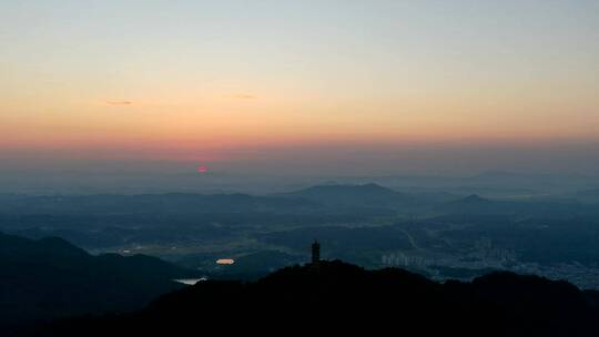 南岳衡阳日出日落