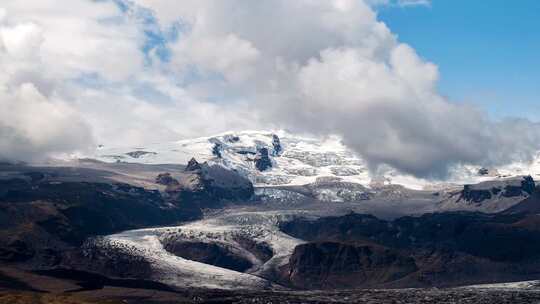 雪山延时