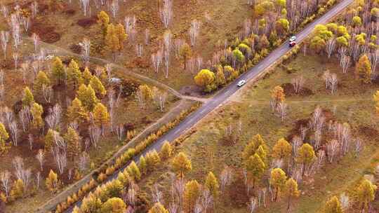 快进X10 航拍大兴安岭金色秋天
