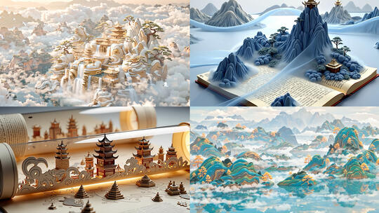 国风数字艺术创作东方美学文脉意境赛博国风