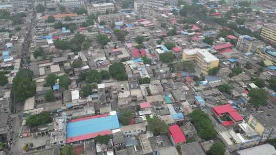 河北邯郸串城街历史文化街区航拍