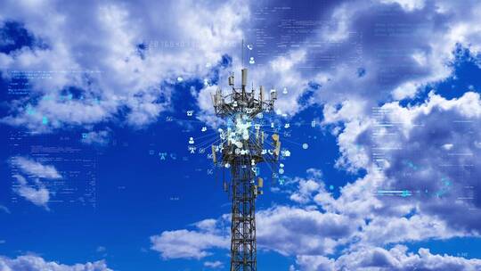 5G基站无线网络通信信号塔