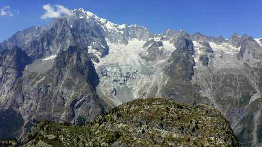 阿尔卑斯山，山脉，峰，游览杜勃朗峰