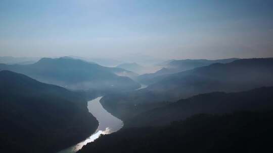 山川河流山水中国山河大气壮丽自然风景