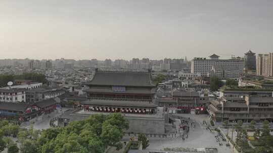 西安 城墙 鼓楼 永宁门 南门 广场 古建筑