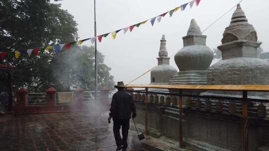 寺庙寺院各种佛像禅修禅意风景意境素材