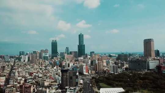 台湾高雄航拍视频素材模板下载
