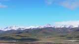 航拍青藏高原青海祁连山脉天境祁连雪山雪景高清在线视频素材下载