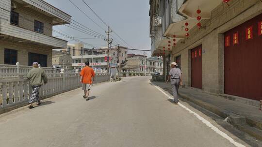 福建福州平潭岛海滨小镇风光