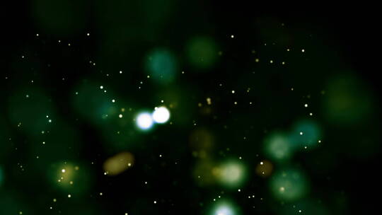 闪光粒子亮绿色散焦晚会LED舞台背景VJ视频3