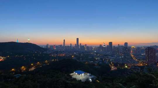 城市夜景 城市夜景延时