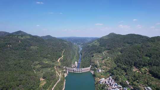 祖国大好河山青山绿水凤凰长潭岗风景区