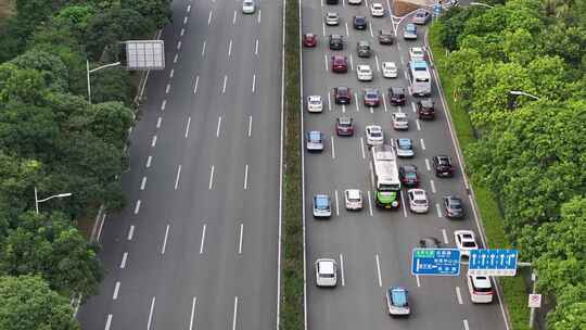 深圳福田区新洲路航拍