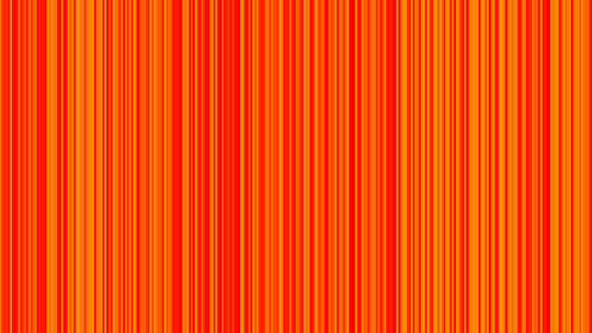 橙色和黄色垂直线振荡的循环动画