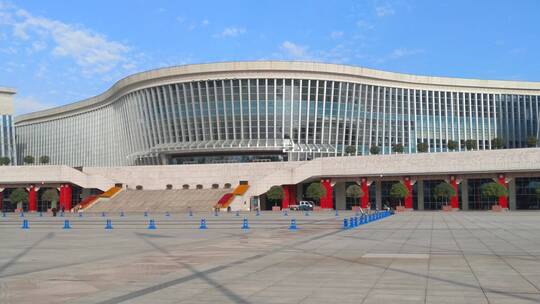 广场建筑物旅游景区湖北恩施州文化中心