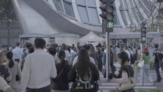 城市生活 白领上班 北京国贸