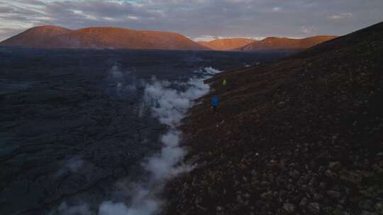 旅游，观光，火山，火山