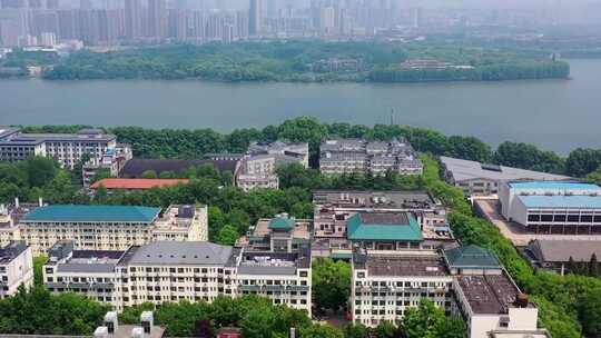 中国最美大学武汉大学航拍