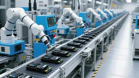 工厂自动化机械臂生产线