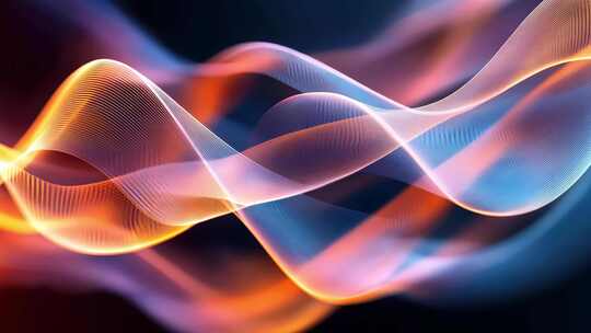 动感抽象线条光影素材