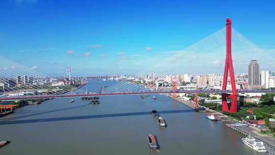 上海市杨浦大桥城市环境