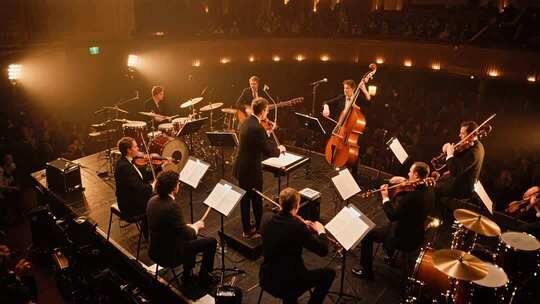 乐队舞台音乐演奏素材