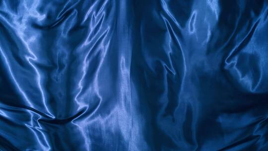 蓝色系丝绸织物飘动 (6)视频素材模板下载