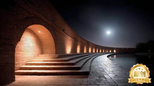 满月月亮圆月皎洁月光倾洒夜空唯美圆月意境