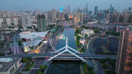 天津城市夜景