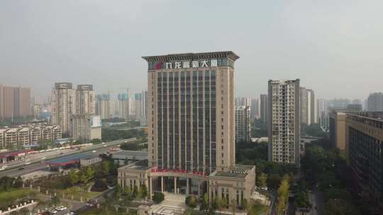2023年重庆市九龙坡区高新大厦航拍