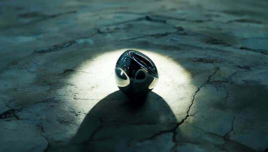 地面上的金属特写