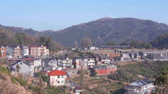 杭州富阳安顶山山村建筑风景