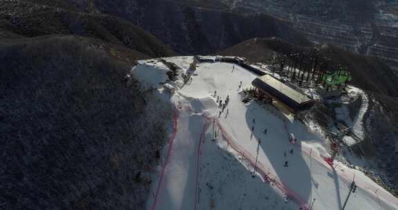 崇礼滑雪场雪山4k