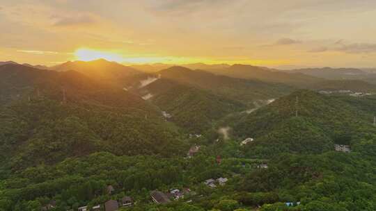 4K航拍西湖群山