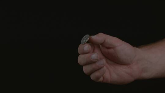 手指弹硬币