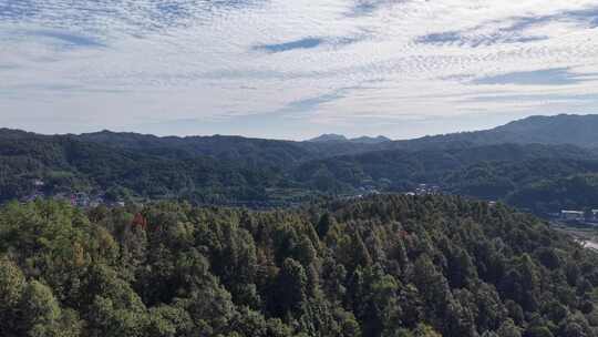 大自然青山绿水自然风光航拍