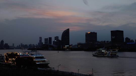 歇浦路滨江夜景