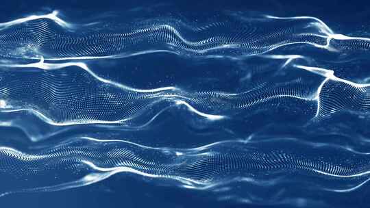 梦幻光影波纹流动