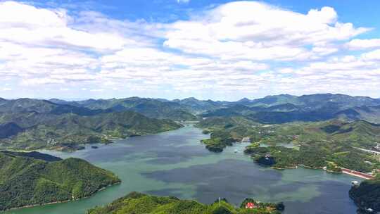 高山水库  山区水库延时摄影