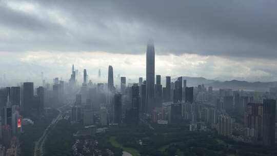 深圳福田中心区城市群