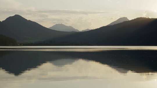 湖，风景，水，阿尔卑斯山