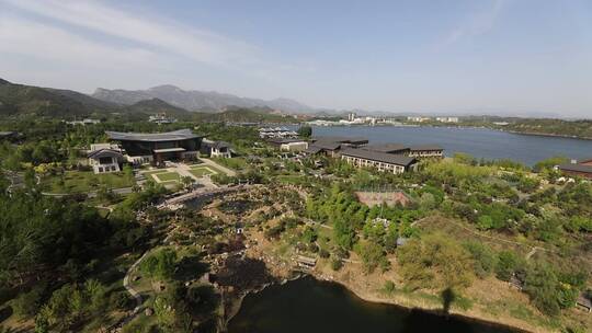 北京雁栖湖夏季风光常规视频