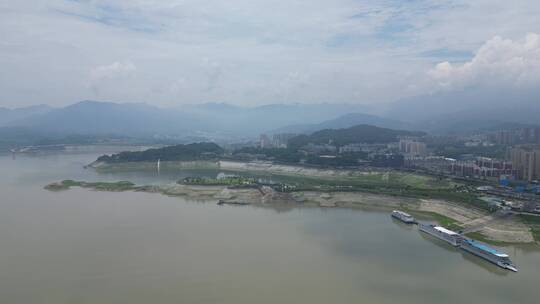 航拍祖国壮丽河山长江三峡视频素材模板下载