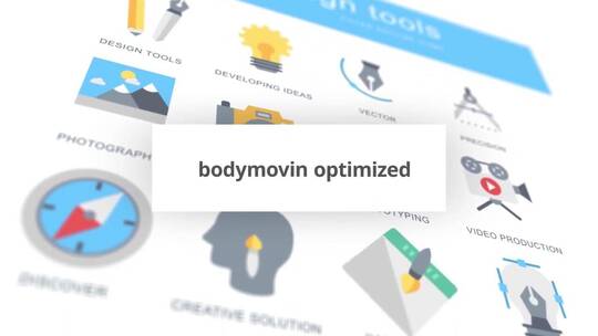 设计工具动画图标文稿演示活动视频AE模板