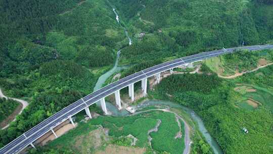 贵州高速公路航拍