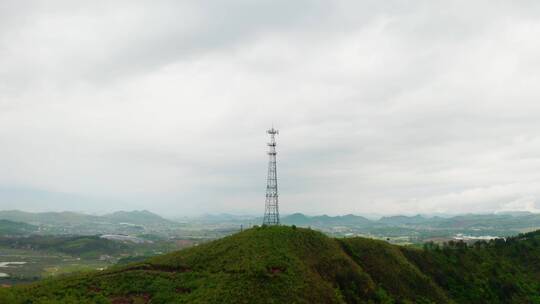 通信基站 移动通信 5G  信号塔 乌云之下 03