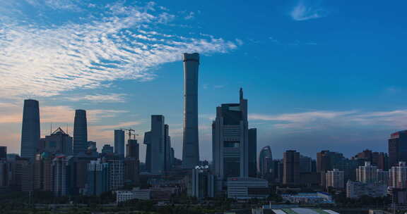 北京CBD城市风光