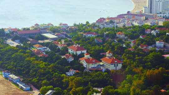 4K航拍青岛城市全景大气片头宣传片