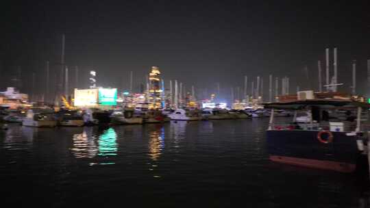 维多利亚港夜景